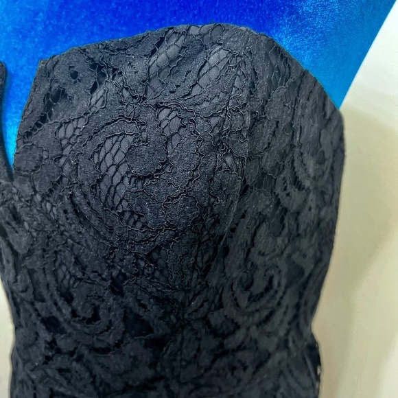 NWT J. Crew Cathleen Black Lace Dress Strapless Lined Size 12 - Picture 7 of 10